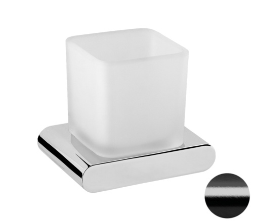 Стакан Remer Lounge LN15CFP, черный брашированный хром