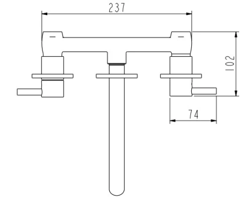 Смеситель для раковины Nemo Round NM-2316CR chrome