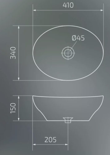 Умывальник Gid N9138