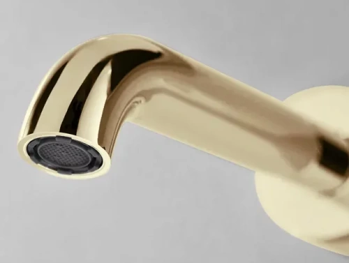 Смеситель для умывальника Rea Lungo long gold B0370