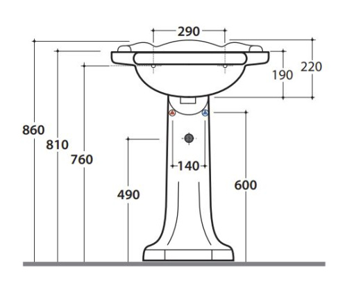 Пьедестал Globo Paestum PA005BI