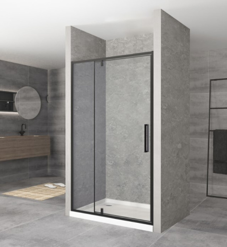 Душевая дверь Rea Rapid Swing black 120 K6413