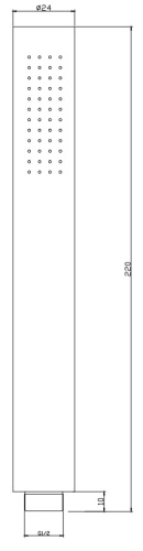 Ручной душ Nemo NM-0108RG rose gold