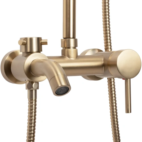 Душевая система Rea Luis Gold matt P7051