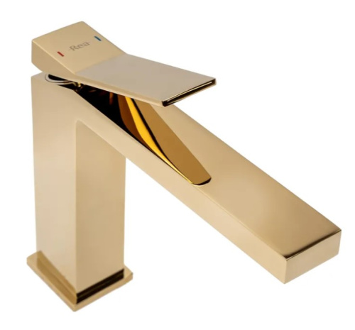 Смеситель для умывальника Rea Duet Gold B4413
