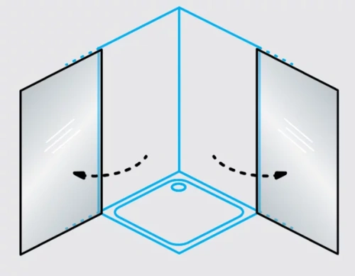 Душевой уголок Kolpa-San Andromeda Q 80 silver brill transparent 516450