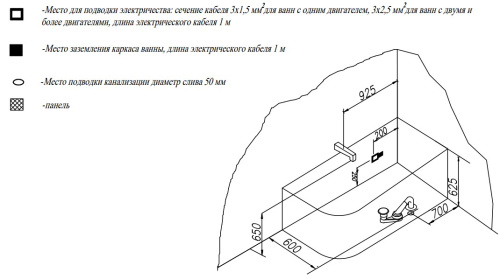 Ванна акриловая Kolpa-San Elektra SP 185x85 L