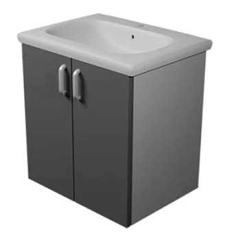 Тумба подвесная Kolpa-san Evelin OUE 65 Gray antracit 573810