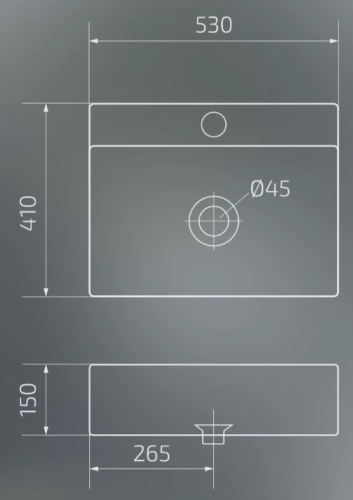 Умывальник Gid N9153