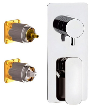 Смеситель для душа Daniel Tiara TA612D3KBCR