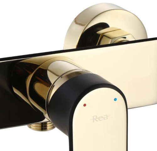 Смеситель для душа Rea Bloom Black Gold B9938