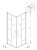 Душевой уголок Kolpa-San Eco quat TKK 80 silver transparent 538550