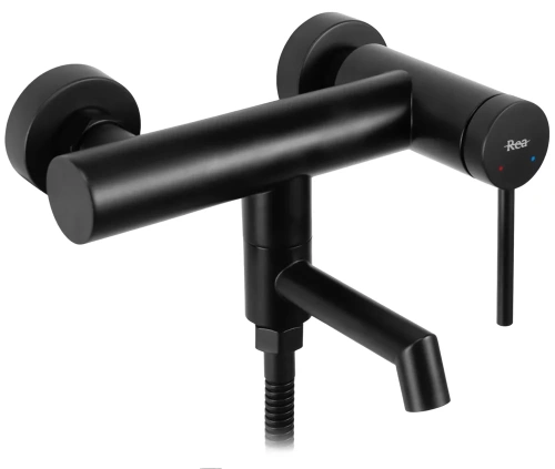Смеситель для ванны Rea Foss Black matt B5099