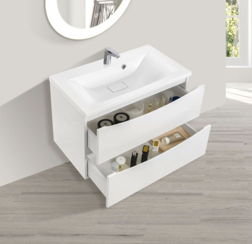 Тумба подвесная Vincea Mia 800 G.White VMC-2MA800GW