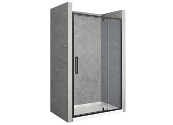 Душевая дверь Rea Rapid Swing black 120 K6413