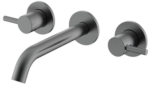 Смеситель для раковины Nemo Round NM-2316BGM brush gun metal