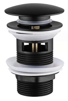 Донный клапан для раковины Vivi Felice V-4 nero Lucido