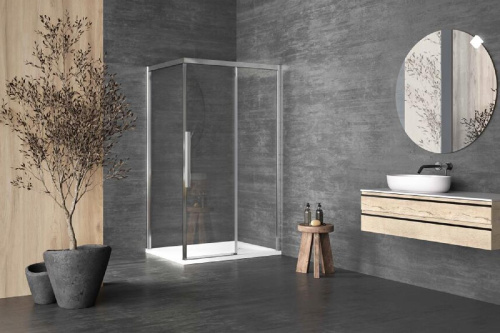 Душевой уголок Kolpa-San Libra DW 100X100-R silver brill transparent 516940