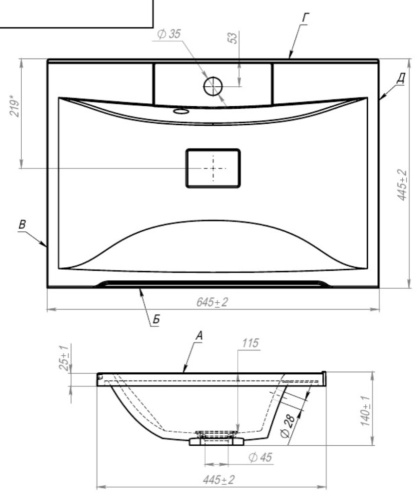 Тумба подвесная Vela Верона 65П под Milen TU27078