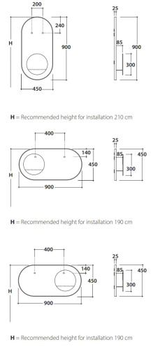 Зеркало Globo OP005MAR