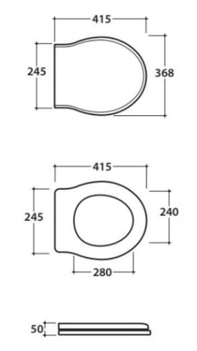 Сиденье с системой soft close Globo Paestum PS22RN