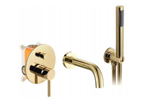 Смеситель для ванны Rea Lungo Gold P4563