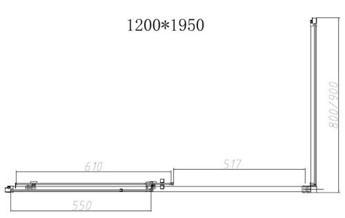 Душевой уголок Vincea Slim-N VSR-4SN9012CLB