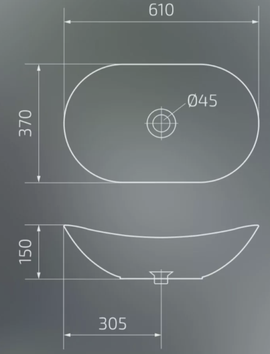 Умывальник Gid N9811