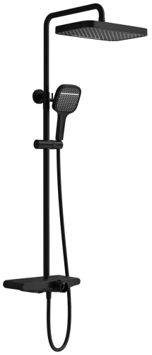 Душевая система Rea Bari black matt P0891