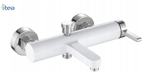 Смеситель для ванны Rea Polo White Chrome B9943