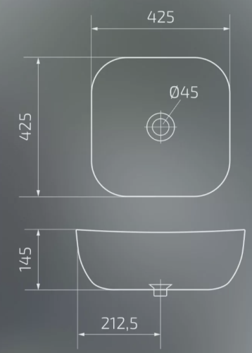 Умывальник Gid Mnc542