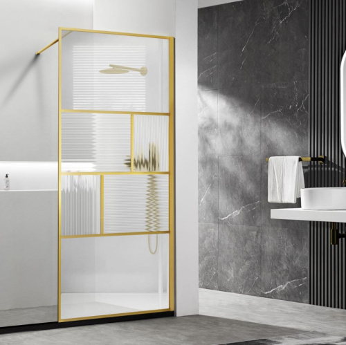 Душевая стенка Vincea Walk-In VSW-1HC800CFBG