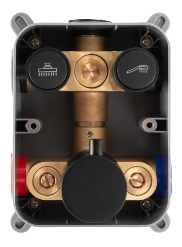 Душевая система Rea Lungo Black matt P8549