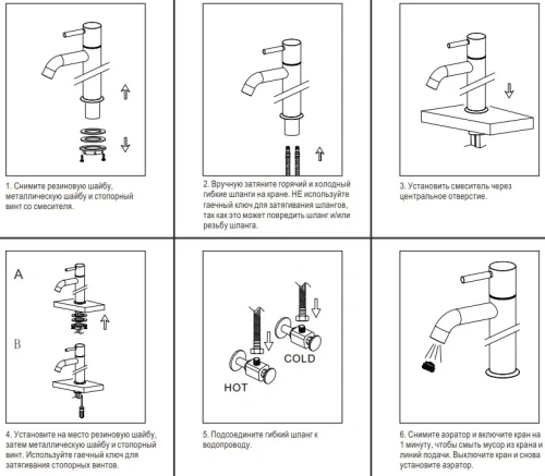 Смеситель для раковины Nemo Round NM-2312BGM brush gun metal