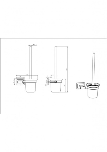 Ёршик CeramaLux Gamma 12313