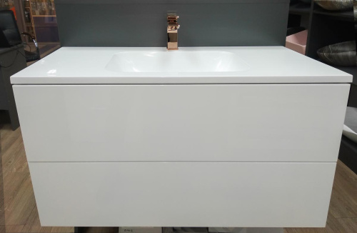 Тумба подвесная Vela Бланка 100П (открывание нажатием) TU27074