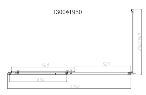 Душевой уголок Vincea Slim-N VSR-4SN9013CLGM