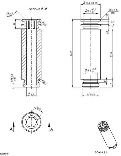 Удлинение для смесителя QuadroDesign PR063