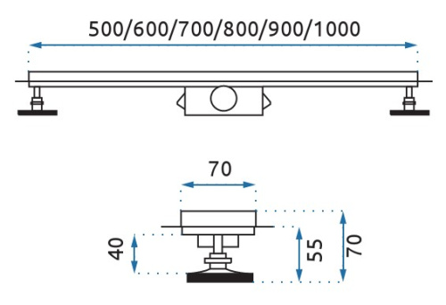 Трап для душа Rea Neo&Pure 900 N Pro G0903