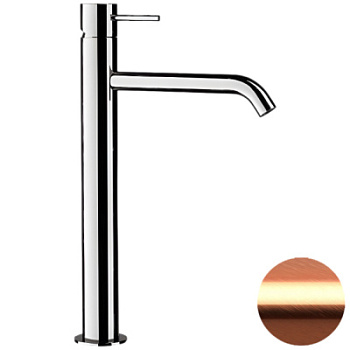 Смеситель для раковины Remer X Style X11LXLRP, медь брашированная