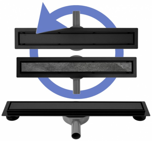 Трап для душа Rea Neo&Pure 1000 N Pro Black G8909