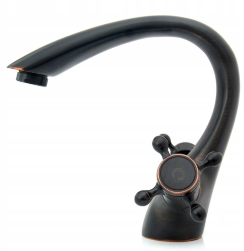 Смеситель для умывальника Rea Retro Old Black B0225