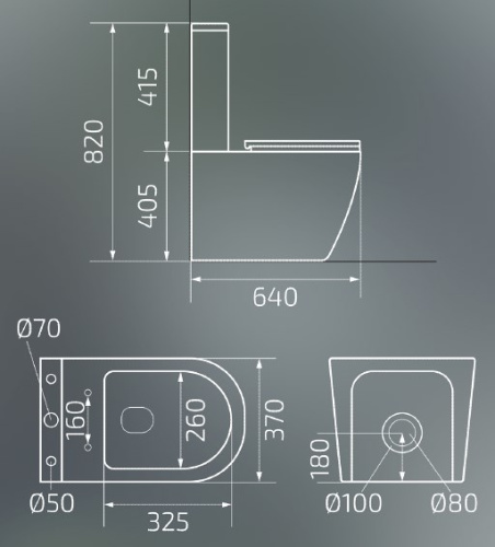 Унитаз напольный Gid Tn2189TF