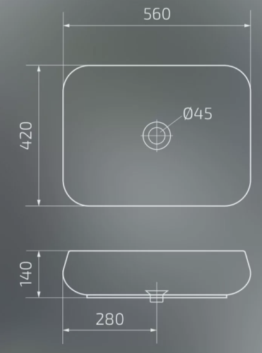 Умывальник Gid Mnc186