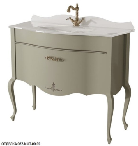 Тумба напольная Caprigo Bourget 100 11014-087.NUT.00.05