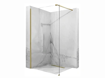 Душевая стенка Rea Aero gold matt 100x195 K4701