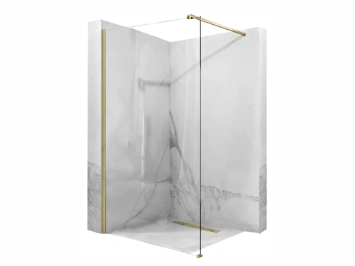 Душевая стенка Rea Aero gold matt 100x195 K4701