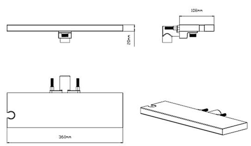 Душевая система Vincea VSFW-321MT1RGM