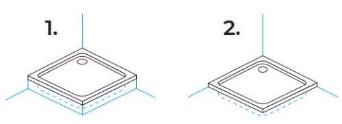 Душевой поддон Kolpa-san Tello 140x80 Kerrock 108 white 551030