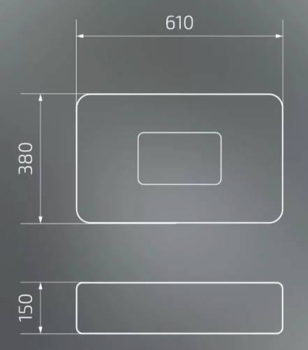 Умывальник Gid N9598